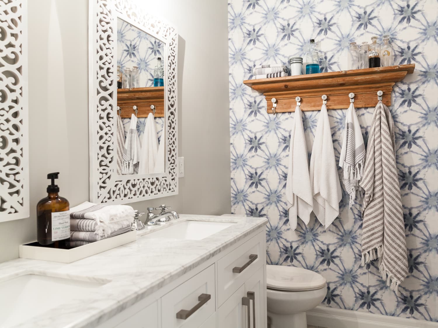 Individual hand towels for powder room 2025